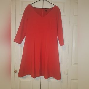 Ann Taylor V-Neck Dress Large